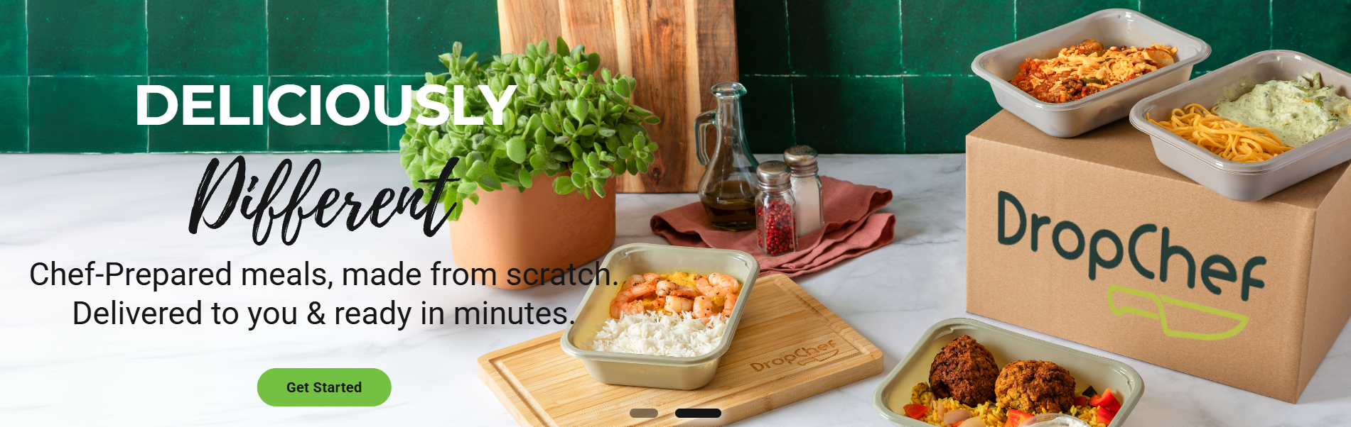 DropChef — Deliciously Different. Chef-Prepared meals, made from scratch. Delivered to you & ready in minutes.